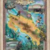 Travel Map Feature: Custom Map Of Costa Rica Costa-Rica_36x45_color (1)