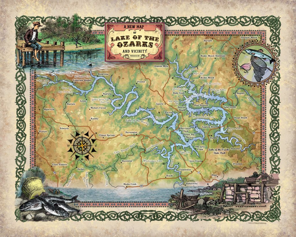 Travel Map Feature: 283-Lake of the Ozarks, Missouri - Great River Arts.