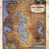 Tuesday Travel Feature: Custom Map Of Lake Washington And Vicinity Lake-Washington